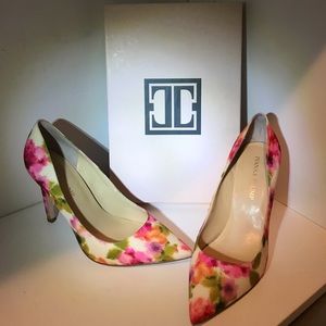 Ivanka Trump Pink Floral Pumps